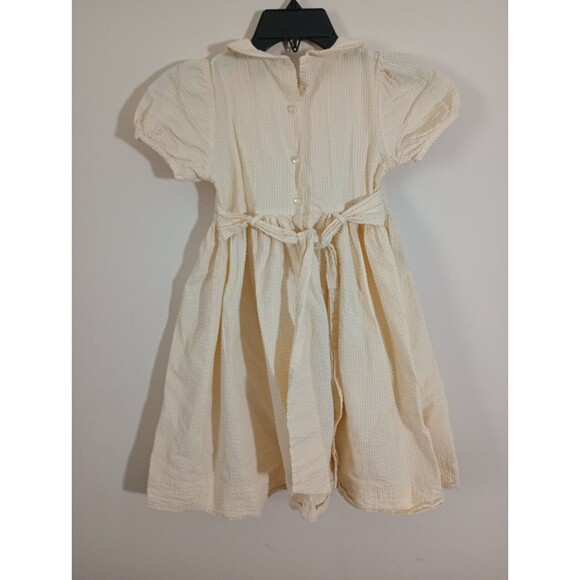 Land's End Yellow Gingham Dress Size 7 - Picture 2 of 9